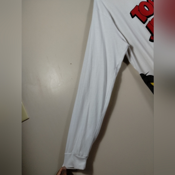 Hanna Barbera Tom and Jerry Chase Long Sleeve T-Shirt Size Large Double Sided - Picture 4 of 15